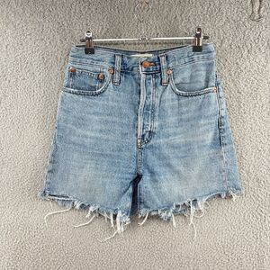 Madewell high-rise long denim shorts MC658 Size 24